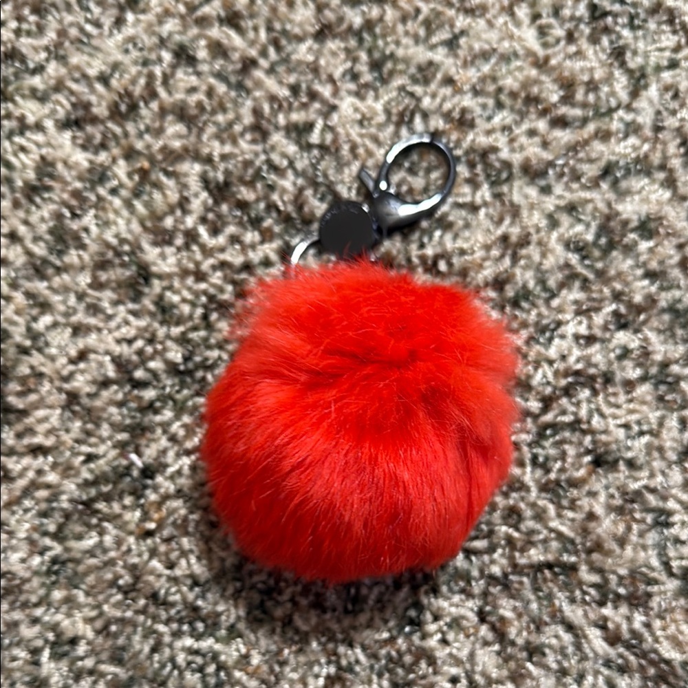 Rebecca Minkoff Red Fluffy Key Holder